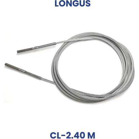 Cavo di ricambio Longus: cavo di sollevamento in acciaio CL 2,40 m (1/5)