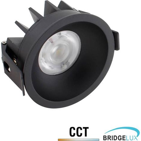 Downlight Led LUCERNA BRIDGELUX Chip, 12W, UGR 19, 36º, 3CCT, negro, 3000-4000-6000K (1/5)
