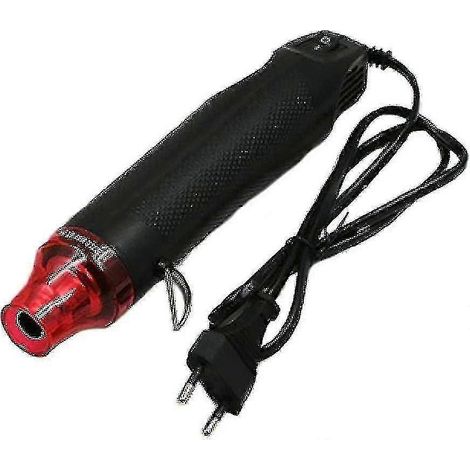 Mini pistolet thermique électrique 300 W portable pour loisirs créatifs : gaufrage, emballage sous film rétractable PVC, séchage de peinture, argile, tampons en caoutchouc, outil multifonction à main. (1/4)