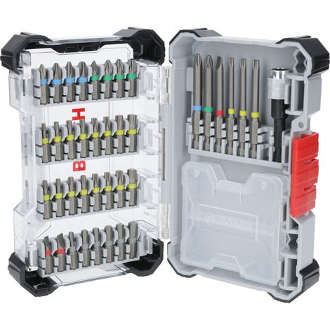 Lot de 40 embouts de vissage extra durs, 40 pièces (197 x 110,5 mm, accessoires, tournevis, perceuse) (1/5)