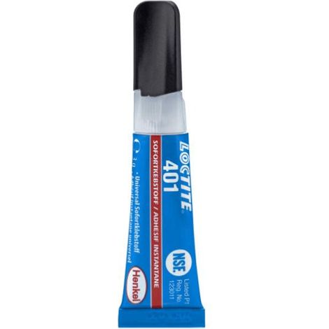 Super glue loctite 401 professionnelle colle liquide instantanÉe - 3g