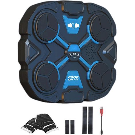 Machine de boxe musicale professionnelle pour adultes et enfants, sac de frappe mural interactif pour le fitness, le plaisir et les entraînements à domicile. (1/5)