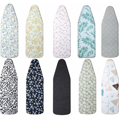 Housse de planche à repasser en coton ton Morandi 125 x 45 (1/5)