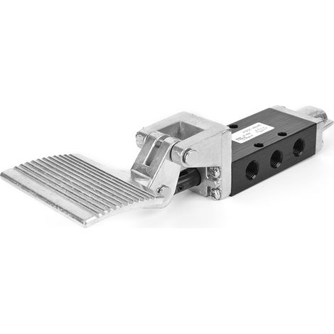 Robinet pneumatique à pied en alliage d'aluminium G1/4, 2 positions 5 voies, contrôle de pression 0,8 MPa, usage industriel, valve manuelle (1/3)