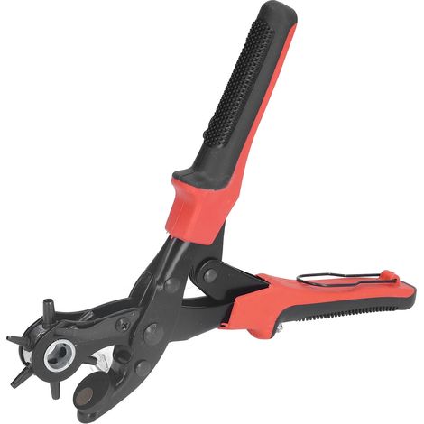 Outil de perforation du cuir multi-trous, kit de perforation ergonomique pour ceintures, idéal pour les travaux manuels
