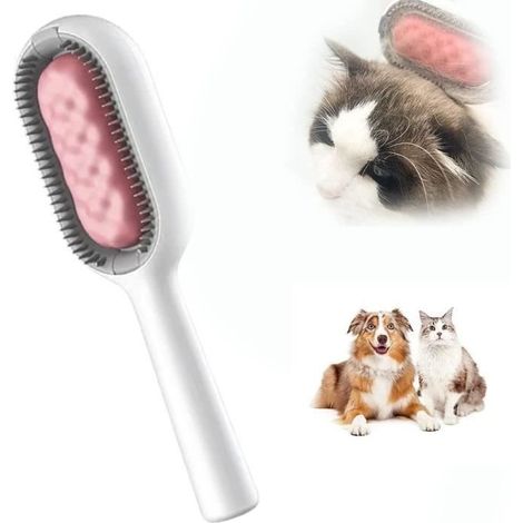 Tierbürste – Universal – 4-in-1 – Ultraweiches Silikon – Reinigung und Pflege – Langhaar (1/4)