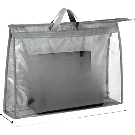 Dustproof hanging storage bag with metal zipper (1/5)