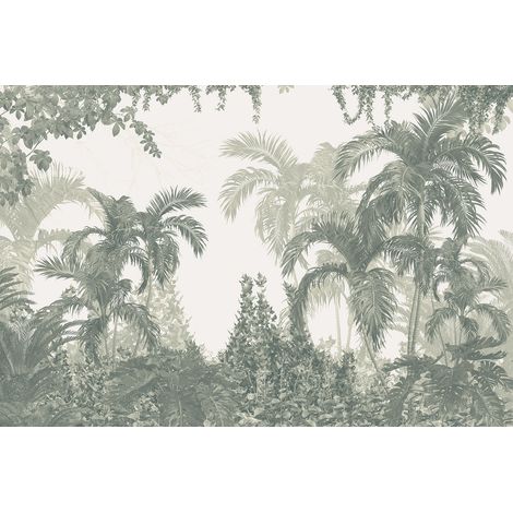 Papier peint panoramique - Forêt Tropicale - 130 cm x 87 cm (1/2)