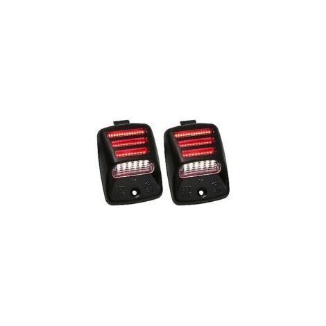 Paar rote LED-Kennzeichenleuchten, Rückleuchten/Nebelschlussleuchten für Tacoma Tundra 2005-2015 - Crezuo