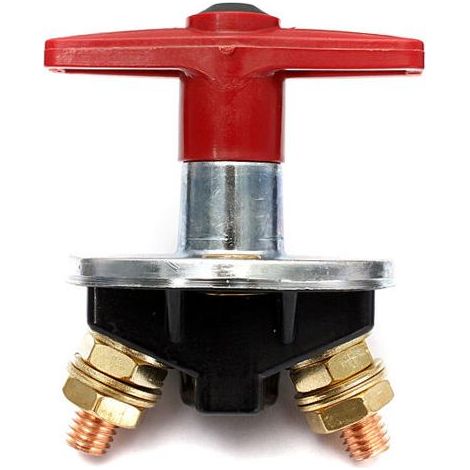 Isolateur de Batterie à Clé Fixe de 200 Amp Interrupteur D'Arrêt Coupé Interrupteur électrique 12V / 24V Commutateur électrique Robuste (1/5)