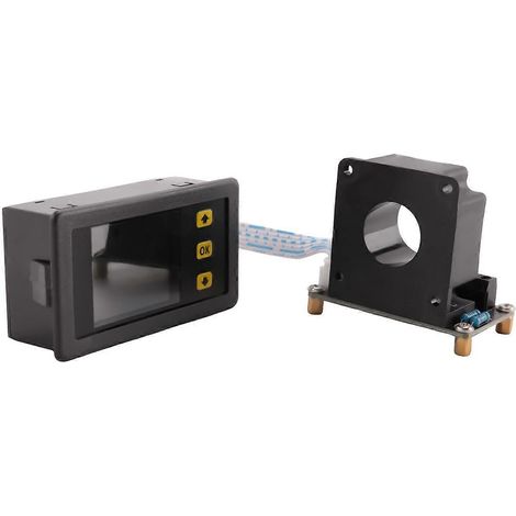 Voltmètre-ampèremètre numérique 90 V CC 500 A, mesure de tension, courant et puissance (kWh), capacité de batterie 12 V, 24 V, 48 V, 72 V (1/4)
