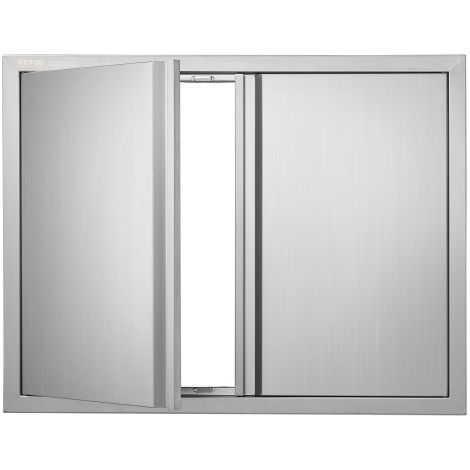 Porte d'Accès pour Barbecue Double Porte de Cuisine Extérieure (1/5)