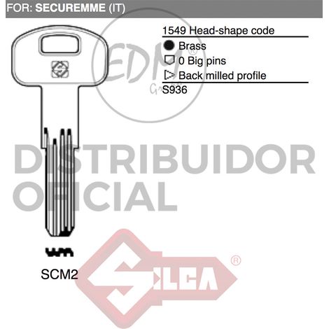 LLAVE PERFORADA SCM2 - SECUREMME
