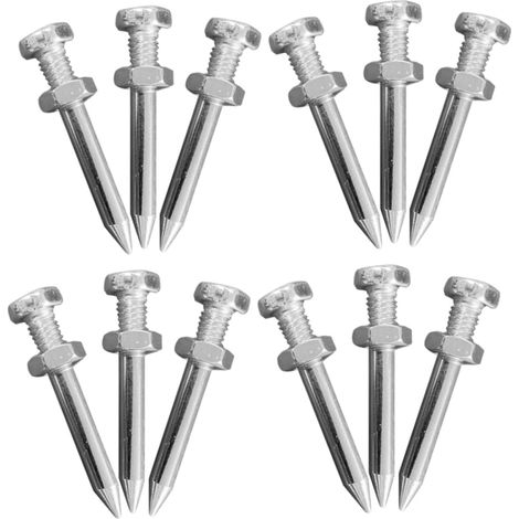 Connecteur de Manche en Fer pour Râteau, Remplaçable et Facile à Transporter, Lot de 2 Pièces Argentées pour Outils de Jardinage (1/5)