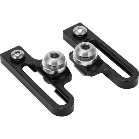 Fahrrad-C-Klemmen-Bremsbeläge, Verlängerung aus Aluminiumlegierung, C-Bremssattel-Bremsadapter für Rennräder, schwarz (1/5)