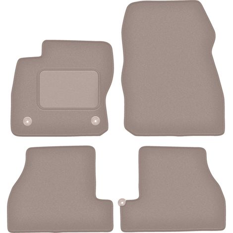 Beige Veloursmatten für: Ford Focus MK3 USA Limousine, Kombi (2010-2019)
