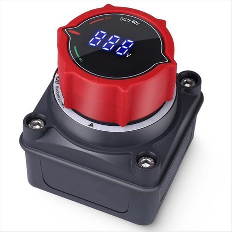 Disjoncteur de batterie avec voltmètre (1/3)
