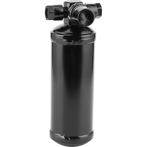 Sécheur d'air climatisé en métal Bouteille réceptrice A/C Verticale Accessoire Auto Noir Compatible FH 12 / FH 16 (1/5)