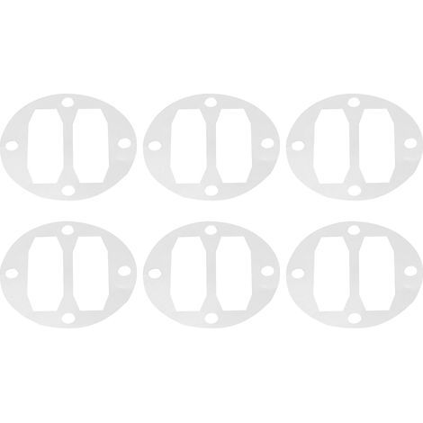 Aluminium-Dichtungsdichtung für Luftkompressoren, 10er-Packung, Ersatzplattendurchmesser 65 mm, geeignet für Pumpenzylinder. (1/5)