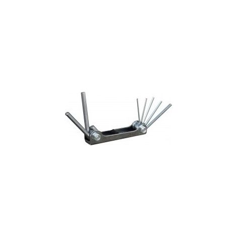 Cle 6pans Poign Metal Pro Jeu2214-2 5/10 Hex Fold