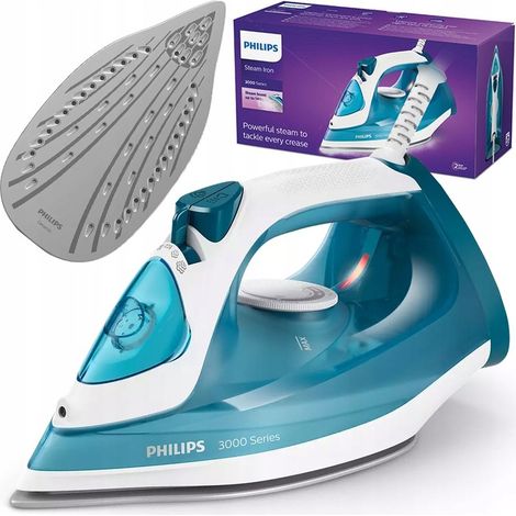 Plancha Philips DST3011/20 de 2100 W y 140 g, serie 3000, con suela de cerámica.
