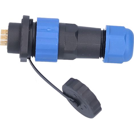 IP68 wasserdichter Steckverbinder, weiblich/männlich, Flugzeugflanschstecker SP209, 5A 250V AC, Steckpaar für Kabel, industrielle Anwendung. (1/5)