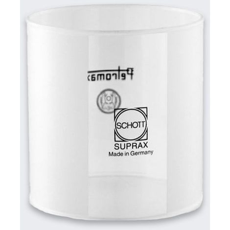 Lámpara petromax hk350/hk500 vidrio borosilicato transparente