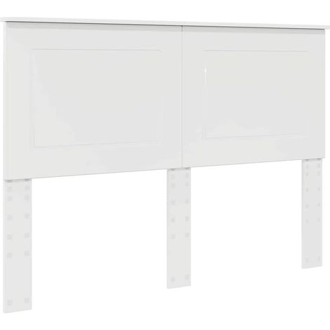 Tête de lit,Décoration murale Blanc brillant 160 cm Bois d'ingénierie CFW729673 (1/5)