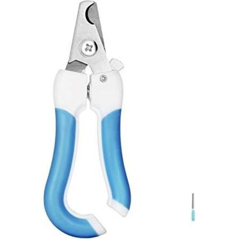 Coupe-ongles pour chien, coupe-ongles pour animaux de compagnie en acier inoxydable avec serrure, coupe-ongles pour toilettage d'animaux dômestiques (bleu), (1/5)