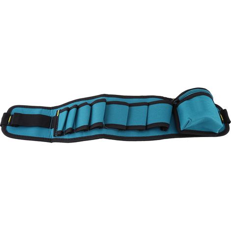 Sacoche de rangement pour outils d'électricien professionnel, type ceinture, avec ceinture ajustable.