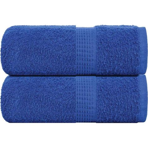 Gants de toilette FROGN, lot de 2, bleus, 30 x 30 cm, 360 g/m² (1/5)