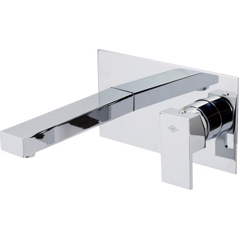 Presto Nitro Plus 5345616 Grifo lavabo mural monomando mezclador negro (1/2)