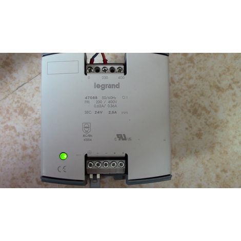 ALIMENTATION Redress‚àö©e Filtr‚àö©e 230/400V- 24V DC 2,5A LEGRAND 47088 , 470 88