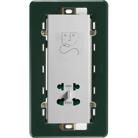 VIMAR - 14291.SL Vertikale Rasiersteckdose 230V Silber