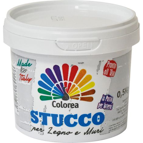 Stucco blanco para madera y muros 250g
