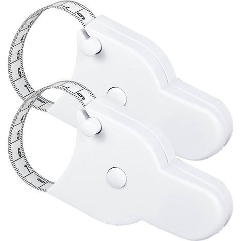 Set mit 2 Maßbändern, doppelseitig einziehbar, automatischer Rücklauf, 1,5 m Nähband (1/5)
