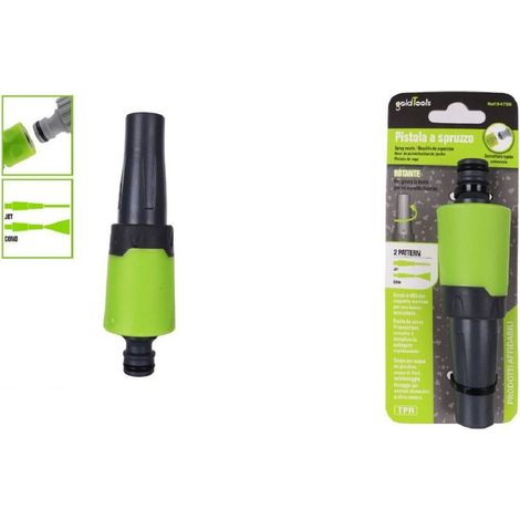 Kaela - Lancia Pistola Spruzzo Per Irrigazione Giardino Con Innesto Rapido 2 Getti 94758 - (1/3)