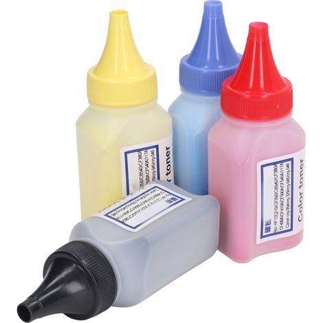 Packung mit schwarzen Mehrfarben-Tonerchips für CF350A, CE310A, CRG329, CRG729, CB540, CF210, CRG331, CRG416, CC530A und CE410A (1/5)