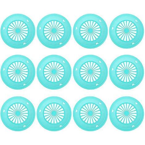 12 assiettes plates en plastique (1/3)