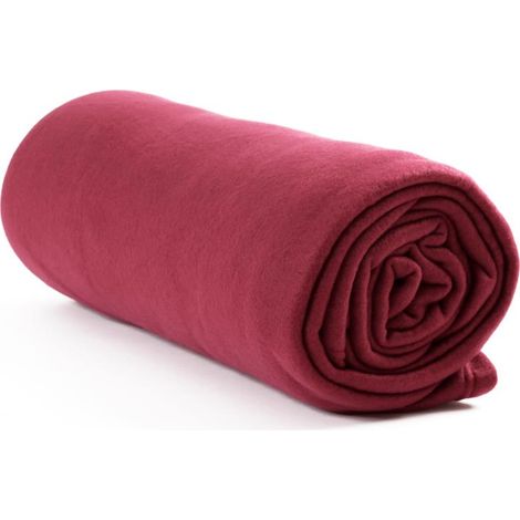 Tagesdecke Decke Kuscheldecke 220x240 cm Polar Fleecedecke Microfaserdecke Sofa Beere