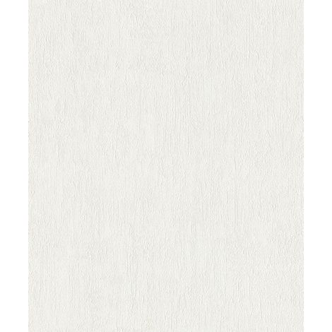 Rasch Vliestapete 734904 Selection uni weiß 10,05 x 0,53 m Tapeten (1/3)