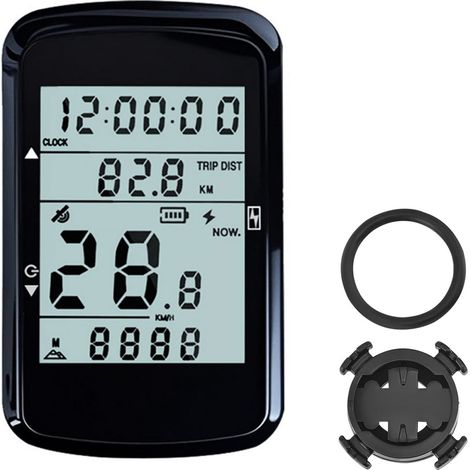 GPS Fietscomputer - Pantalla Grande - Resistente al Agua - Para Bicicleta - 1 Unidad (1/5)