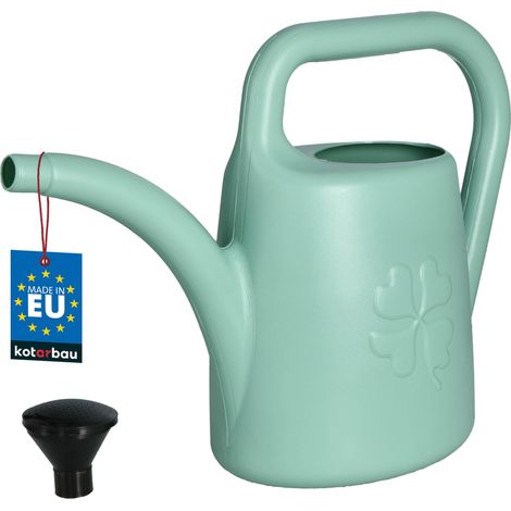 KOTARBAU® Arrosoir Plante Intérieur - PVC - 4,5 L - Sauge - avec Pomme Amovible - Arrosoir Jardin - pour Fleurs Potager Terrasse Balcon (1/5)