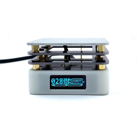 Plaque chauffante MHP30 Mini pour circuits imprimés et cartes SMD, outil de soudage à température constante réglable. (1/4)