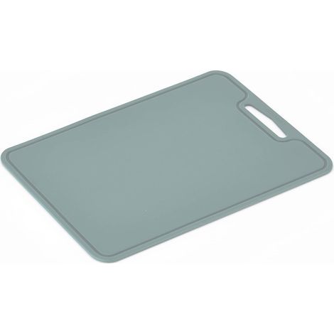 Tapete de corte de silicona de alta calidad, grueso y flexible, libre de BPA, apto para cuchillos, no tóxico, antideslizante, apto para lavavajillas, ahorra espacio y cuenta con un mango de fácil agar (1/5)