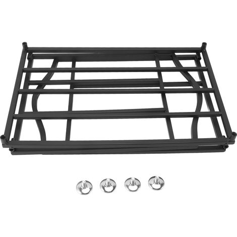 Porte-bûches, étagère de rangement robuste en fer antidérapant pour une utilisation intérieure et extérieure, organisateur de bûches en bois (1/5)