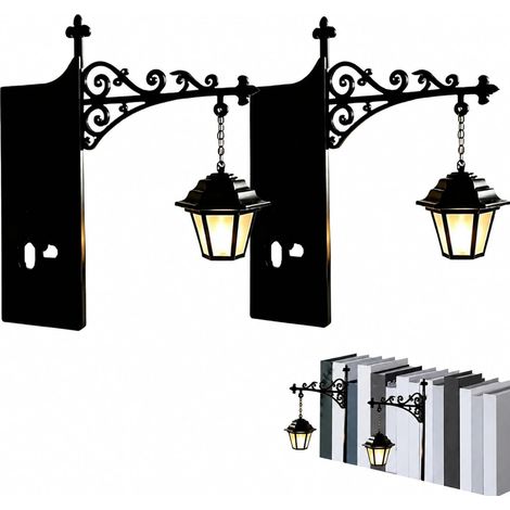 2pcsLanterne Décorative De Bibliothèque, Veilleuse LED Pour Coin (1/5)