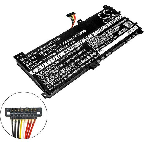 NX - Batterie ordinateur portable 14.4V 3150mAh - B41N1304 (1/2)