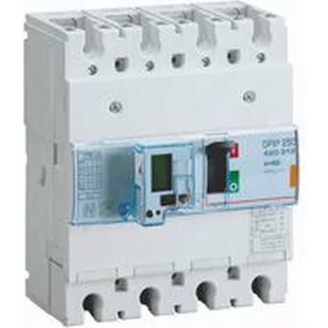 Disjoncteur électronique DPX³250 pouvoir de coupure 25kA 400V - 4P - 40A - LEGRAND