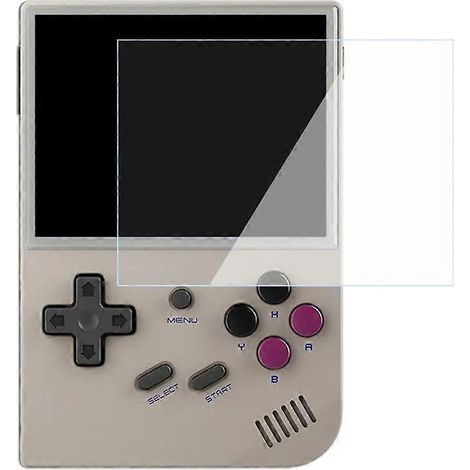 Film protecteur d'écran en verre trempé résistant aux rayures pour console RG35XX H (1/4)